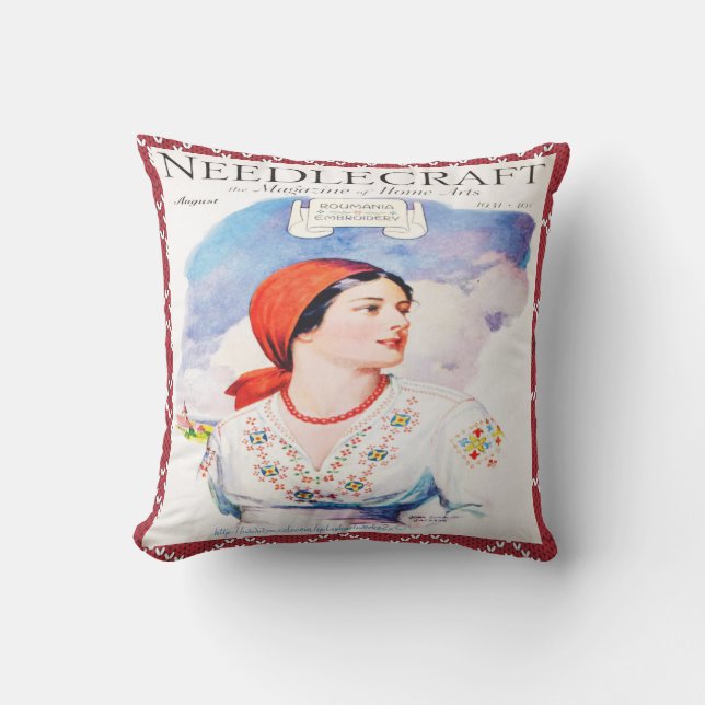 "Needlework" Cushion (Front)