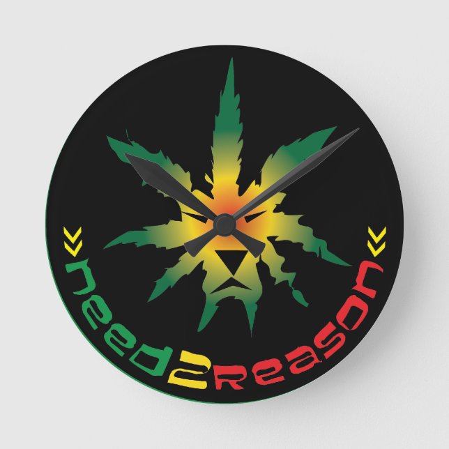 NeedReason Special-Ops Round Clock (Front)