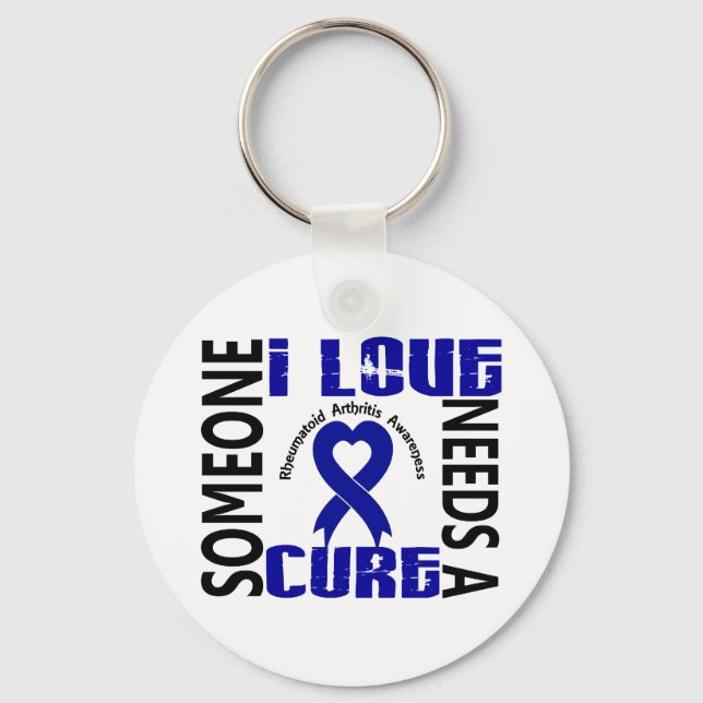 Needs A Cure 4 Rheumatoid Arthritis Key Ring (Front)
