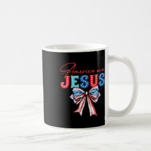 Needs Jesus Bow Christian Patriotic 4th Of July Coffee Mug