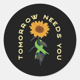 Needs You Mental Health Awareness Inspirational Classic Round Sticker