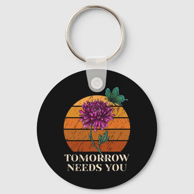 Needs You Mental Health Suicide Awareness  Key Ring (Front)