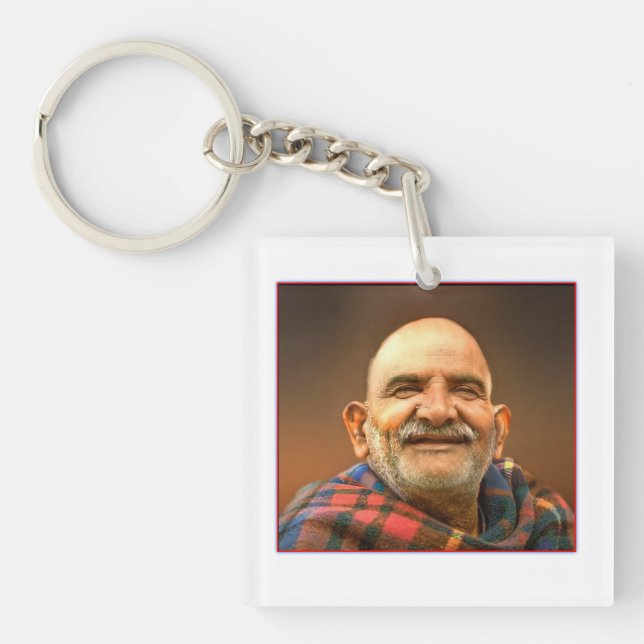 Neem Karoli Baba  Key Ring (Front)