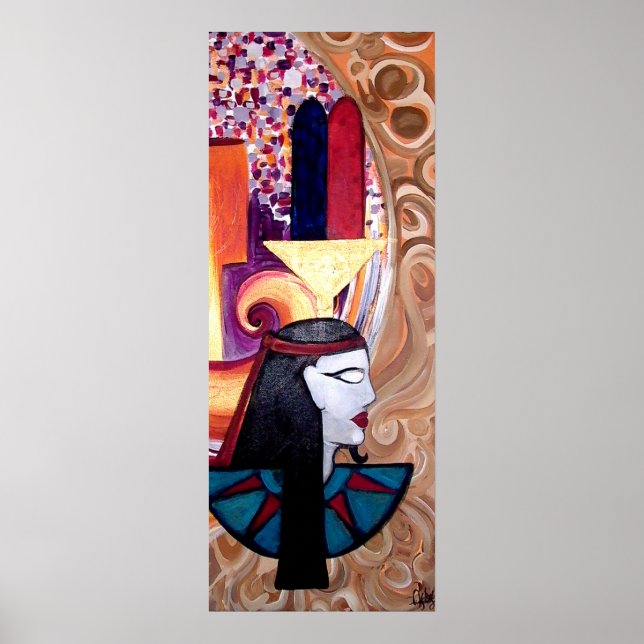 NEFER-TEM EGYPTIAN ART Print (Front)