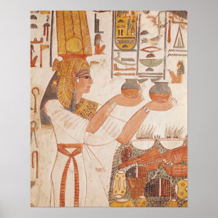 Nefertari Making an Offering Poster