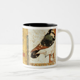 Nefertari playing senet Two-Tone coffee mug