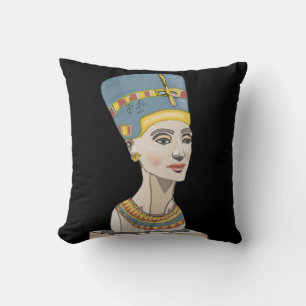 Nefertiti and Cartouche Cushion