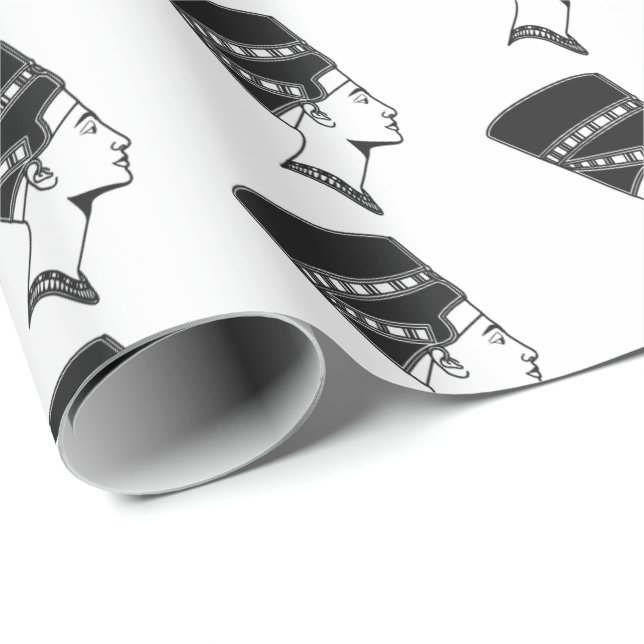 Nefertiti Egyptian Queen Egypt History Wrapping Paper (Roll Corner)