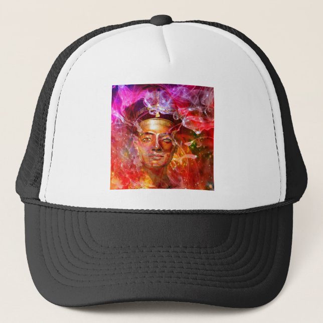 Nefertiti Egyptian queen Trucker Hat (Front)