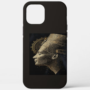 Nefertiti Modern Silhouette Line Art iPhone 12 Pro Max Case
