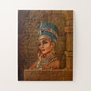 Nefertiti - Neferneferuaten the Egyptian Queen Jigsaw Puzzle