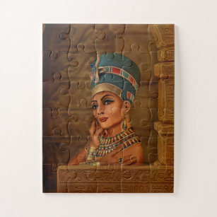 Nefertiti - Neferneferuaten the Egyptian Queen Jigsaw Puzzle