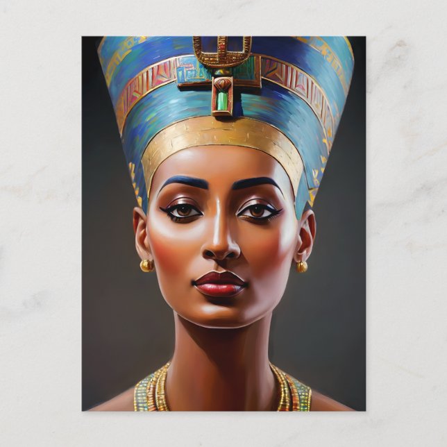 Nefertiti Portrait Original Art Postcard (Front)