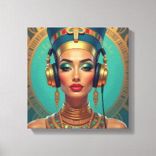 NEFERTITI QUEEN OF THE NILE 2 CANVAS PRINT