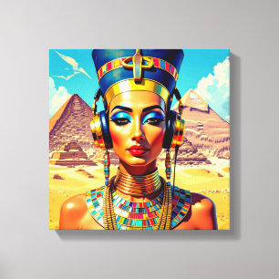NEFERTITI QUEEN OF THE NILE 4 CANVAS PRINT