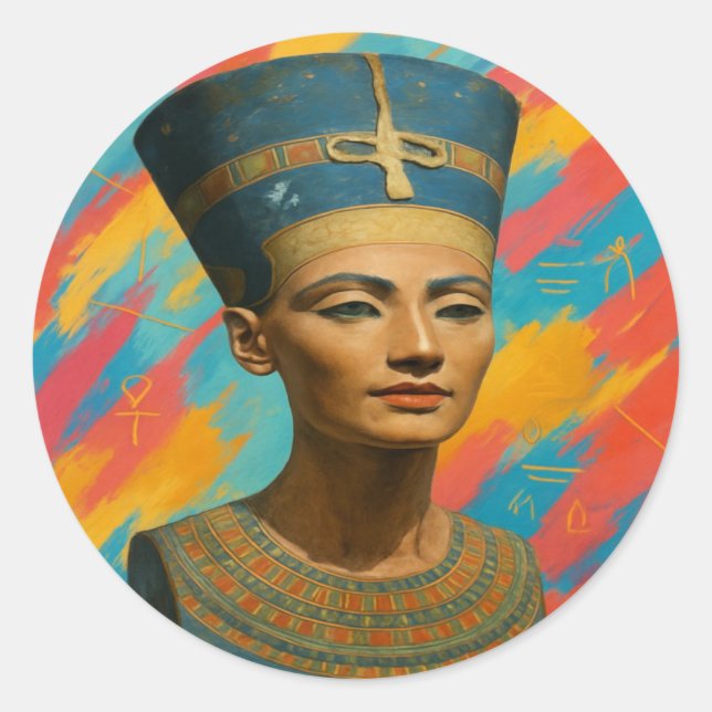 Nefertiti Royal Sticker Sheet (Front)