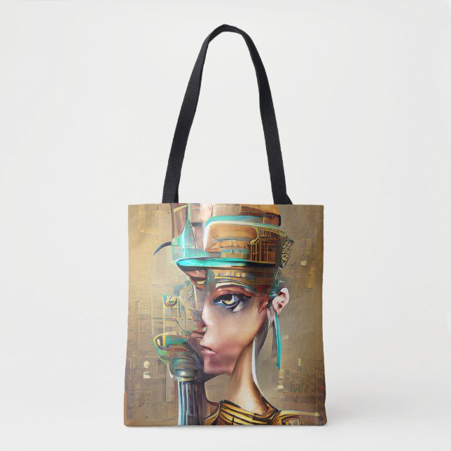 Nefertiti  tote bag (Front)