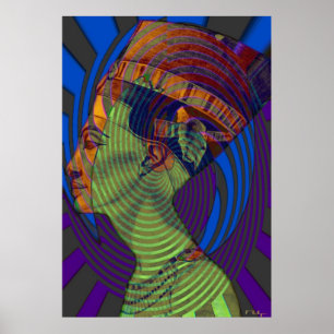 Nefertiti's vibrations New  print