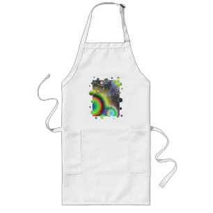 Negative Enamel Sunburst Fun Frame Long Apron
