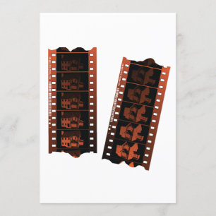 Negative Film Strip Invitation