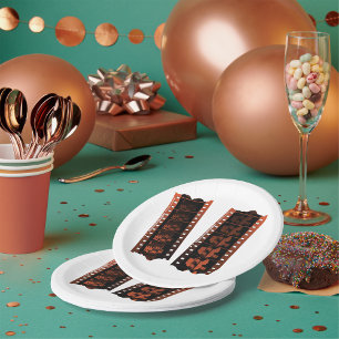 Negative Film Strip Paper Plate