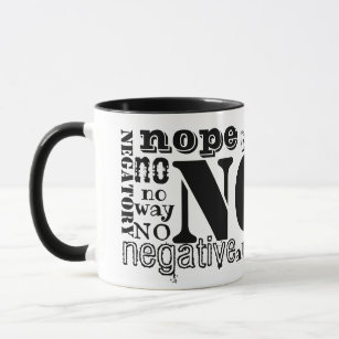 Negative Mug