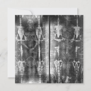 Negative Photo Shroud of Turin Crucifixion Thank You Card