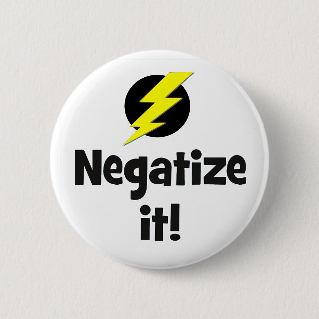 Negatize it bf 6 cm round badge (Front)