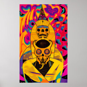 Negligent Mummicide - Ken Gauge Surreal Art Poster