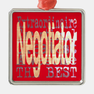 Negotiator Extraordinaire Metal Ornament