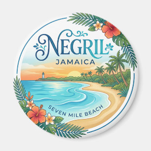 Negril Jamaica Magnet
