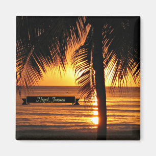 Negril, Jamaica sunset Magnet
