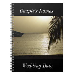 Negril Jamaica Wedding Guestbook Notebook
