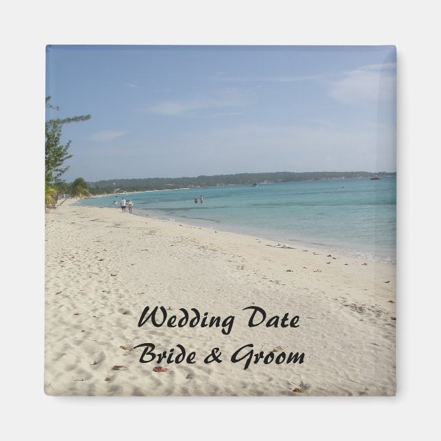 Negril, Jamaica Wedding Magnet (Front)
