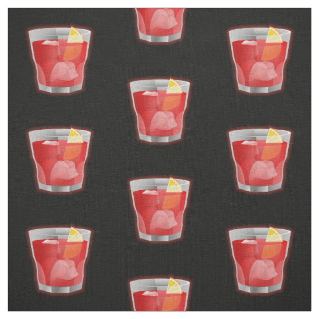 Negroni Cocktail Fabric (Swatch)