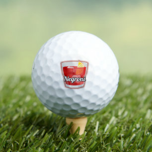 Negroni Cocktail Golf Balls