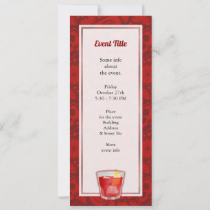 Negroni Cocktail Invitation
