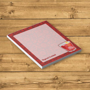 Negroni Cocktail Notepad