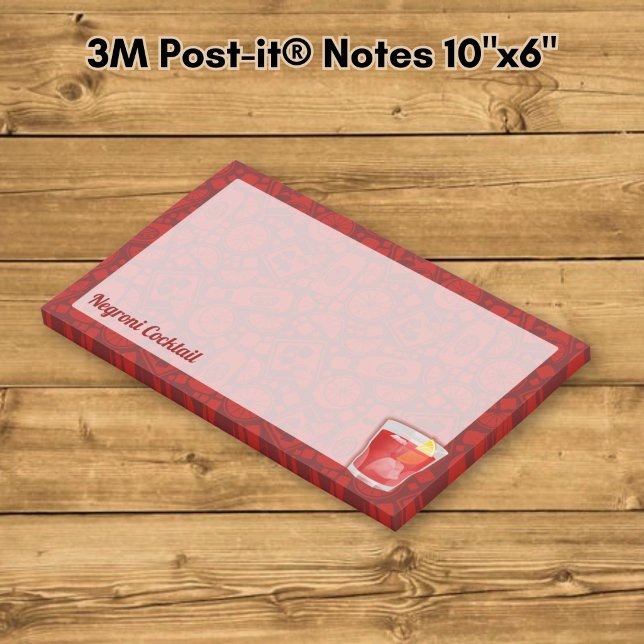 Negroni Cocktail Post-it Notes (Creator Uploaded)