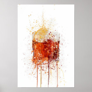 Negroni Cocktail Poster