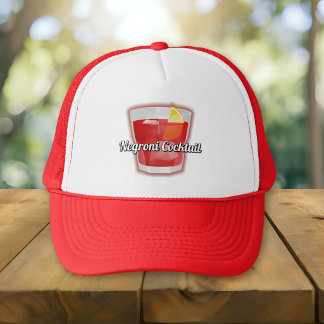 Negroni Cocktail Trucker Hat