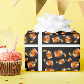 Negroni pattern wrapping paper