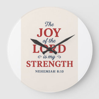 Nehemiah 8:10 large clock