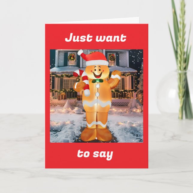 ***NEIGHBOR*** AT CHRISTMAS HOLIDAY CARD (Front)