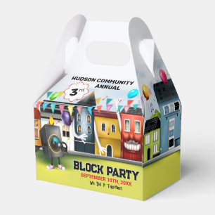 Neighborhood Block Party Favour Box