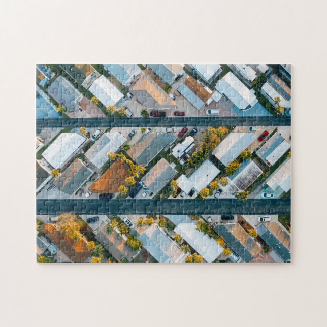 Neighborhood Building Jigsaw Puzzle Complex Jigsaw (Horizontal)