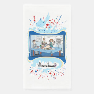Neighbors For Dinner Party Invitation Guest Napkin
