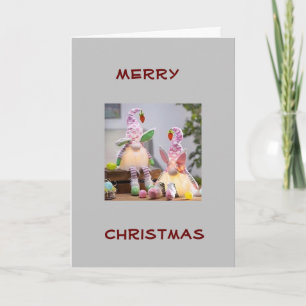 NEIGHBORS WISHED MERRY CHRISTMAS/HAPPY NEW YEAR  HOLIDAY CARD