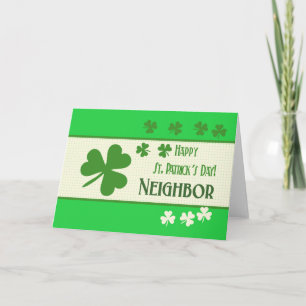 Neighbour Happy St. Patrick's Day Card