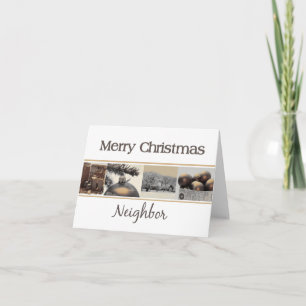 Neighbour Merry Christmas card